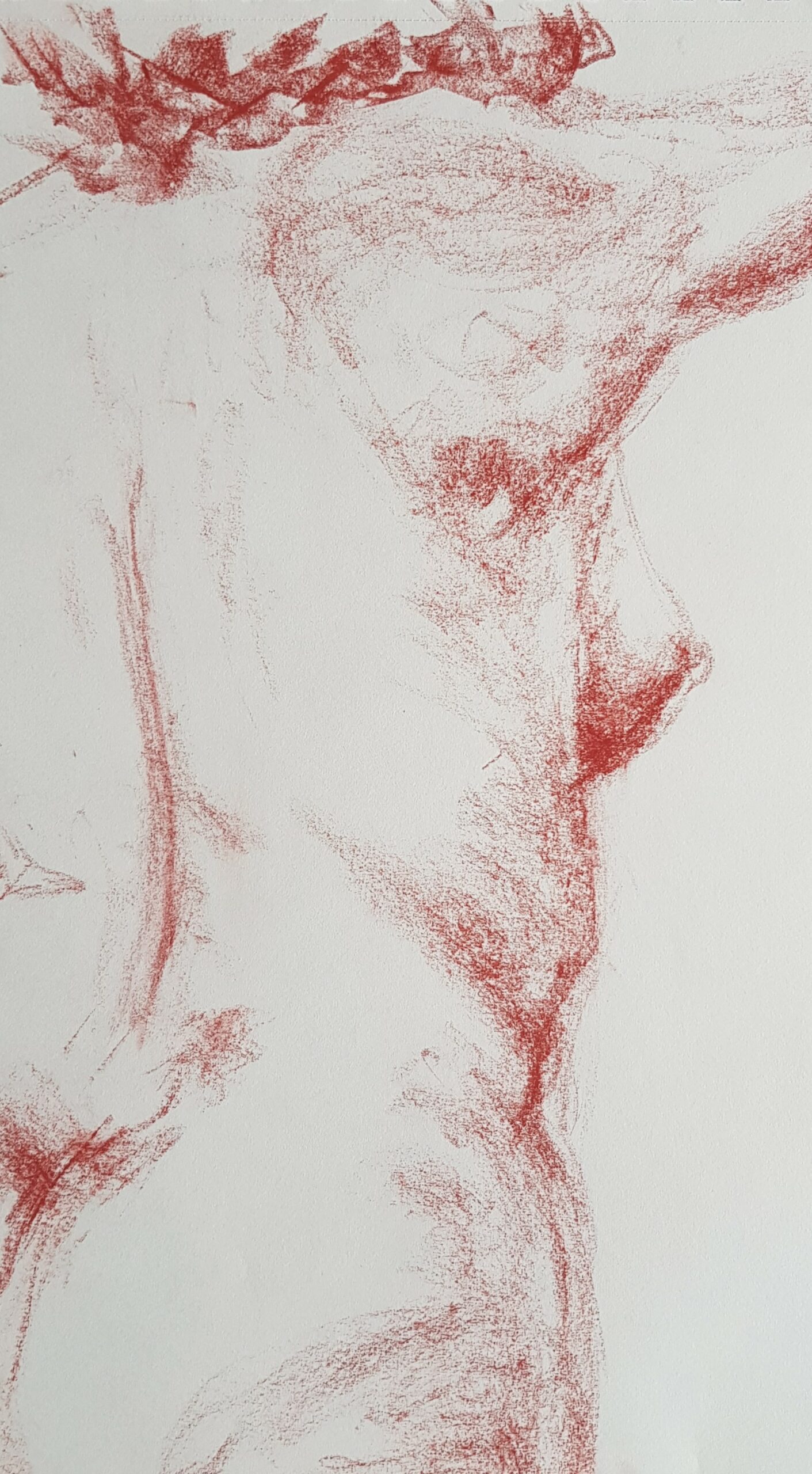 nu sanguine dessin LBH