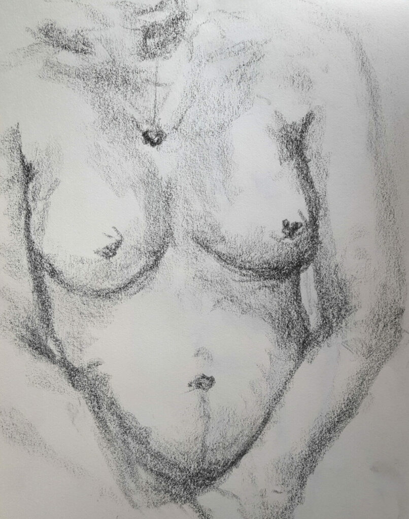 focus et célébration d'un ventre de femme enceinte