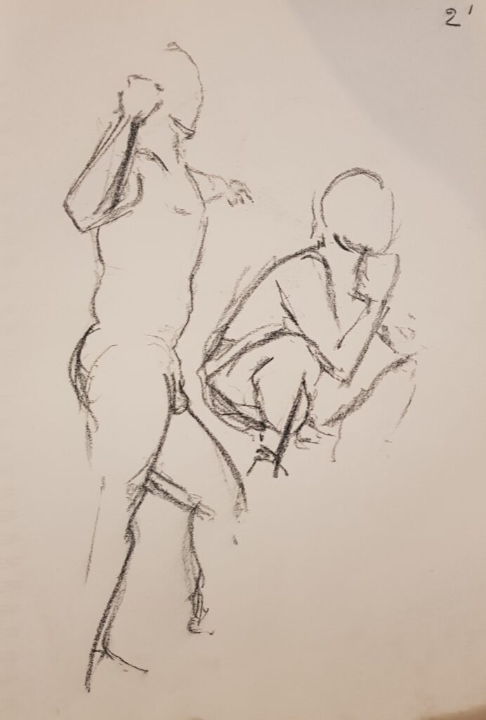 résultat de 2 poses de 2 minutes exercice de stage
